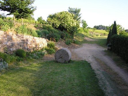 Magnifique vue sur la campagne environnante depuis l'entrée du gite.